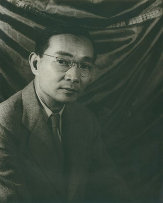 Item #219052 Portrait photograph of Lin Yutang. Lin Yutang, Carl Van Vechten