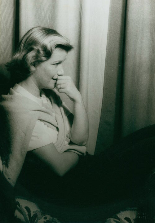 Item #219092 Portrait photograph of Barbara Bel Geddes as "Maggie" in CAT ON A HOT TIN ROOF. Barbara Bel Geddes, Carl Van Vechten.