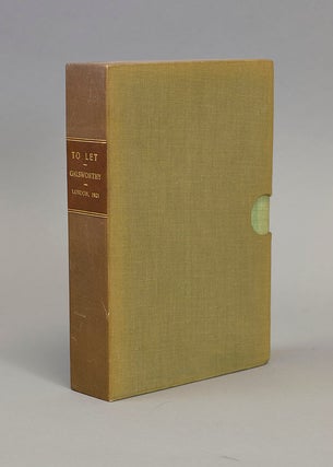 Item #219386 To Let. John Galsworthy
