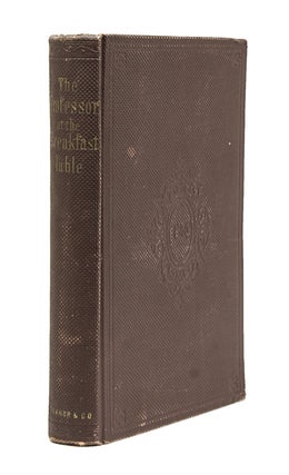 Item #219732 The Professor at the Breakfast-table; with the Story of Iris. Oliver Wendell Holmes