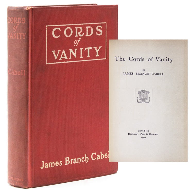 Item #219966 The Cords of Vanity. James Branch Cabell.