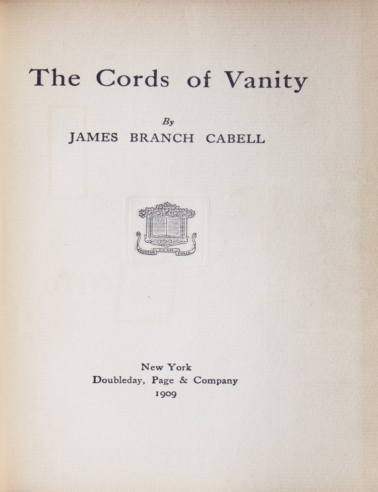 The Cords of Vanity (3/4)