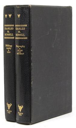 Item #220115 Charles M. Russell The Cowboy Artist. A Biography & A Bibliography. Russell. Charles...