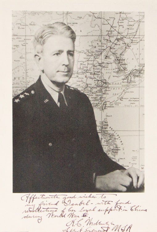 Item #220483 Photographic Portrait of H.C. Wedemeyer, Lieutenant General, U.S.A. General H. C. Wedemeyer.