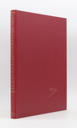 Item #221307 The Waste Land, A Facsimile and Transcript of the original Drafts Including the...