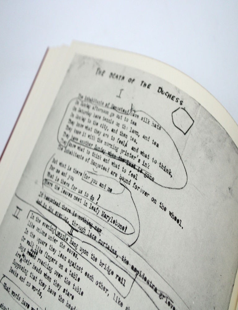 The Waste Land, A Facsimile and Transcript of the original Drafts Including the Annotations of Ezra Pound. Edited by Valerie Eliot