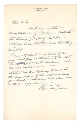 Item #221348 Collection of 36 Autograph Letters, signed, from Alexander Gunn to William C....