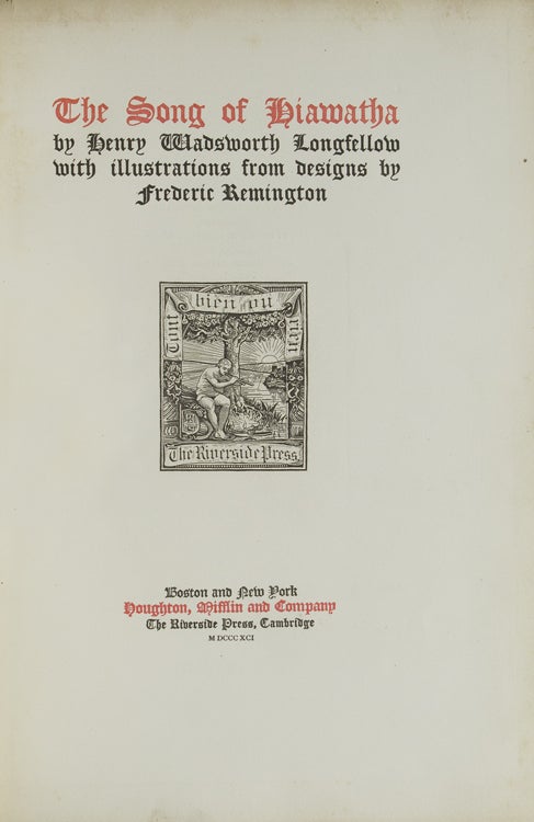 The Song of Hiawatha