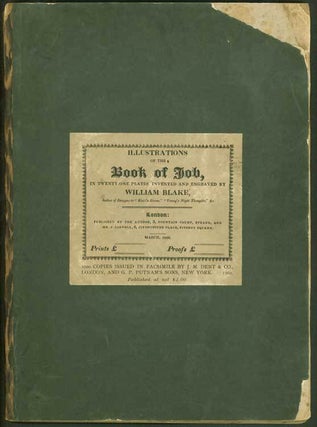 Item #221593 Illustrations of The Book of Job in Twenty-One Plates Invented and Engraved by...