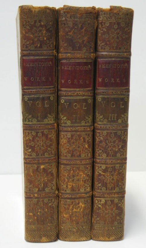 Item #221599 The Works in Verse and Prose of William Shenstone, Esq; Most of which were never before printed. William Shenstone.