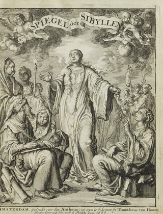 Item #221921 Spiegel der Sibyllen, van Vierderley Vertooningen ... Seer rykelijk verçiert met...