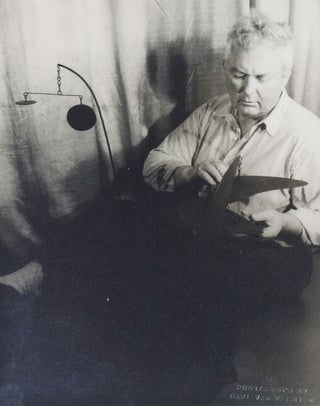 Item #222167 Portrait photograph of Alexander Calder. Alexander Calder, Carl Van Vechten