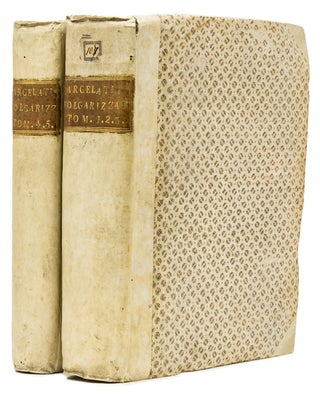 Biblioteca degli volgarizzatori, o sia notizia dall' opere volgarizzate d'autori, che scrissero. Italian Bibliography, Filippo Argelatti.