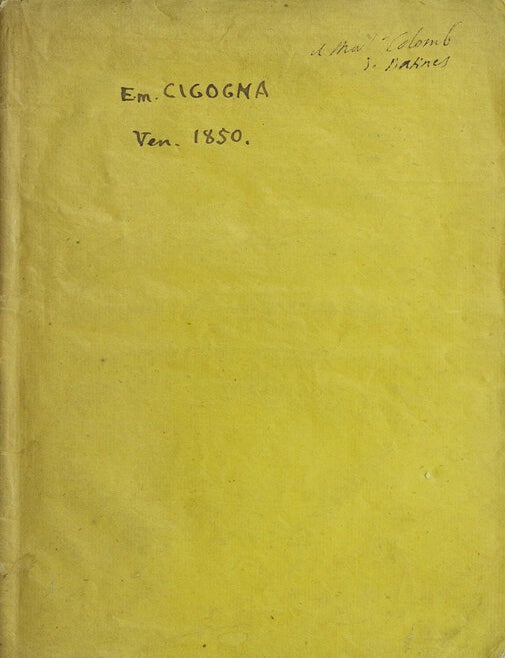 Di alcuni scritti pubblicati da Emmanuele Antonio Cicogna Veneziano dall'anno MDCCCVIII al MDCCCL