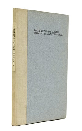 Item #223548 Poems...selected by Lennox Robinson. Thomas Parnell