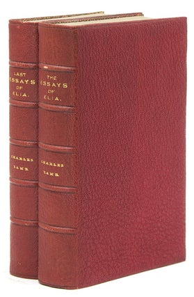 Item #223917 The Essays of Elia & The Last Essays of Elia. Edited by Augustine Birrell. Charles Lamb