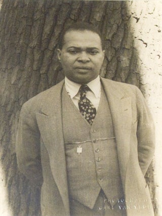 Item #224150 Portrait photograph of Countee Cullen. Countee Cullen, Carl Van Vechten