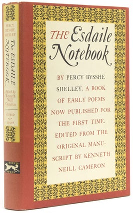 Item #226125 The Esdaile Notebook. A Volume of Early Poems. Edited by Kenneth Neill Cameron from...