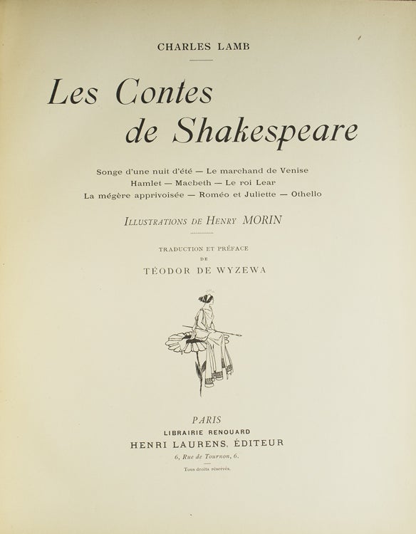 Les Contes de Shakespeare …