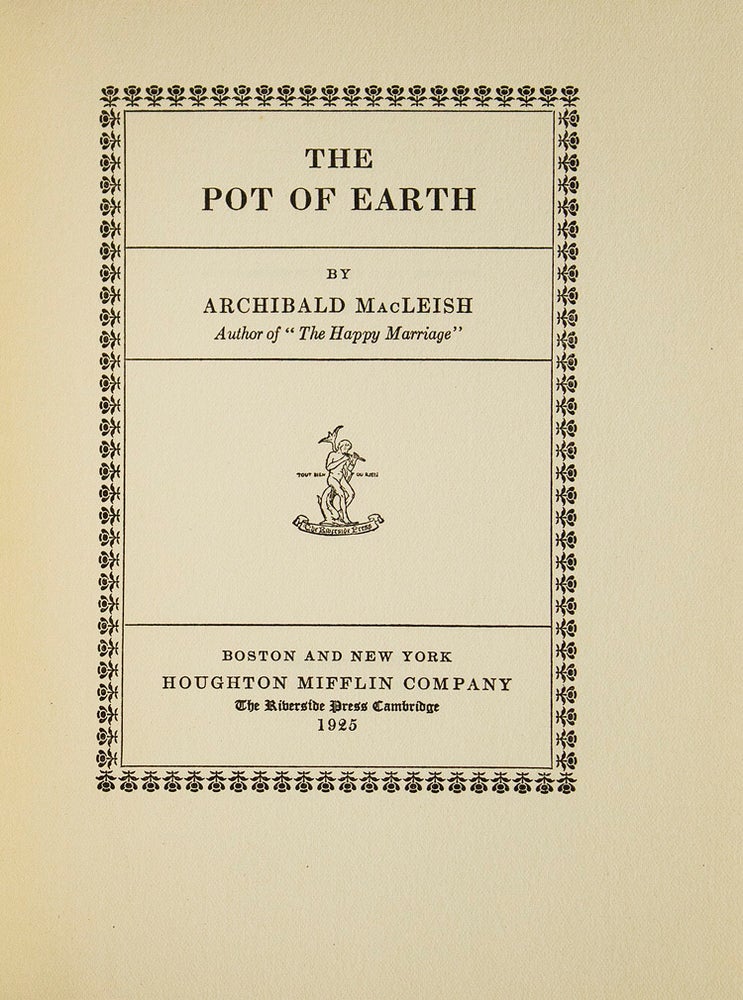 The Pot of Earth