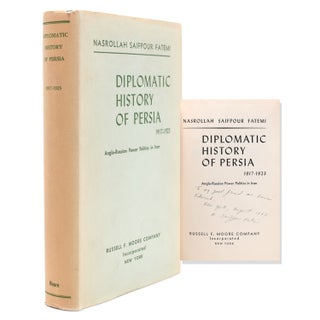 Item #228242 Diplomatic History of Persia 1917-1923. Anglo-Russian Power Politics in Iran....