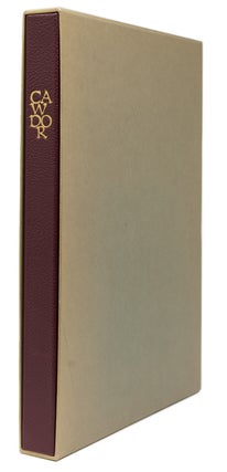 Item #228893 Cawdor. Afterword by James D. Houston. Woodblocks by Mark Livingston. Robinson Jeffers