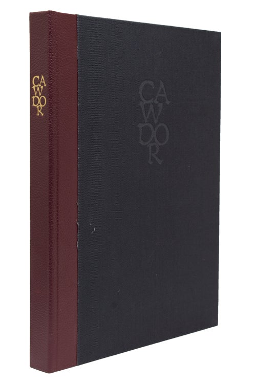 Cawdor. Afterword by James D. Houston. Woodblocks by Mark Livingston