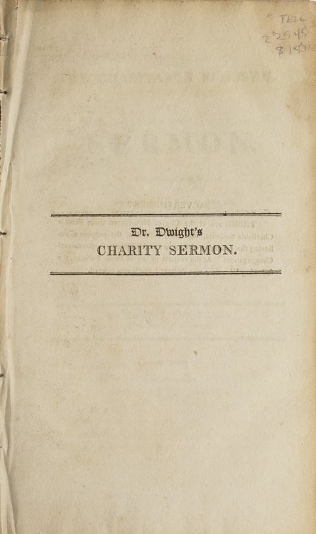 The Charitable Blessed. A Sermon Preached in the First Church in New Haven August 8, 1810