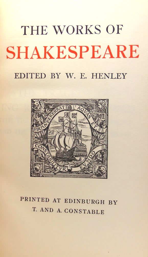 The Works … The Edinburgh Edition. Edited by W. E. Henley