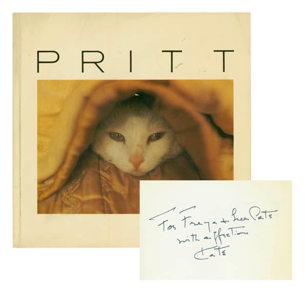 Item #229666 Pritt, the True Story of a Deaf Cat and Her Family. Katharine Hepburn, Susan E. Moon, Susie TRACY.