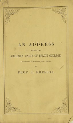 Item #22972 Our Nation. An Address before the Archaean Union of Beloit College, Delivered...