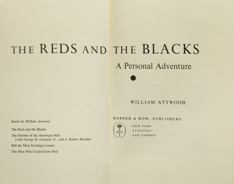 The Reds and the Blacks. A Personal Adventure