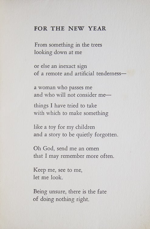 Four Poems from A Form of Women