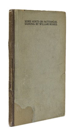 Item #230931 Some Hints on Pattern Designing. William Morris