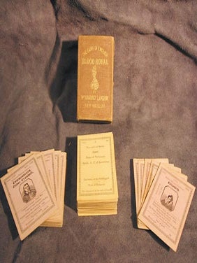 Item #231113 The Game of English Blood Royal, By Wm. Chauncy Langdon New Orleans. 36 of 36 cards...