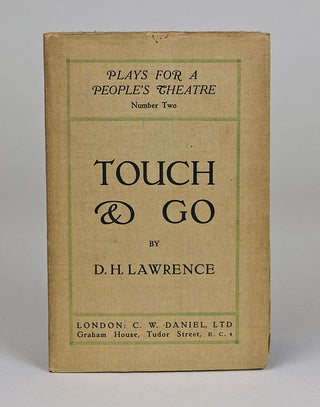 Item #231307 Touch and Go. D. H Lawrence