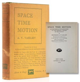 Item #231473 Space Time Motion. An Historical Introduction to the General Theory of Relativity…...