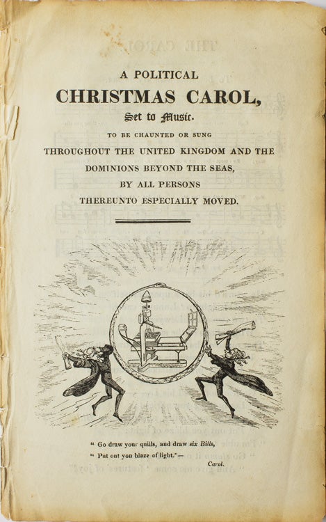 A Political Christmas Carol, Set to Music. To be Chaunted or Sung Throughout the Untied Kingdom and the Dominions Beyond the Seas, by All Persons Thereunto Especially Moved [WITH] The Doctor. A Parody Written by the Right Honorable George Canning, M.P