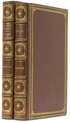Item #232748 Elia. Essays which have appeared under that signature in the London Magazine....