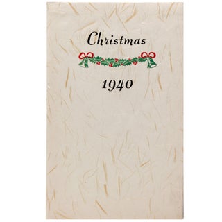 Item #232902 Christmas 1940. An Eighteenth Century Greeting from the Works of Thomas Bewick....