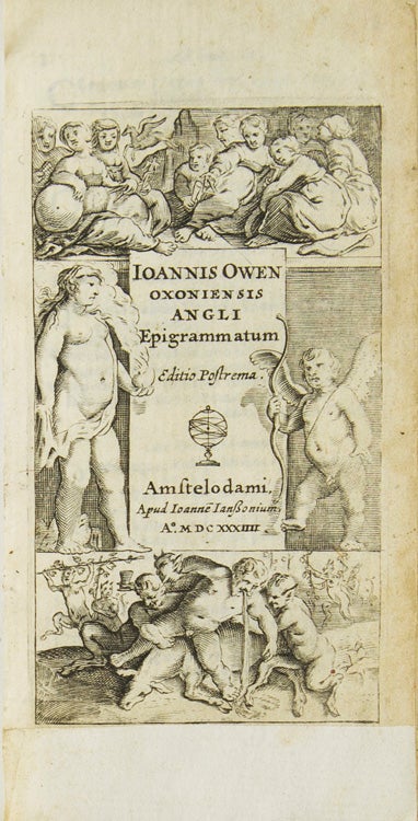 EPIGRAMMATUM Ioannis Oweni Angli Oxoniensis Editio Postrema