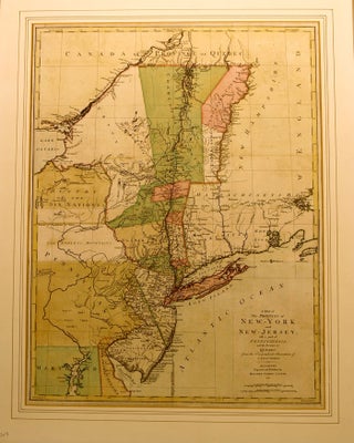 Item #233860 A Map of The Provinces of New-York and New Jersey, with Part of Quebec. New Jersey,...