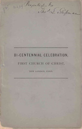 Item #233881 A Discourse delivered on the Two Hundredth Anniversary of the First Church of...