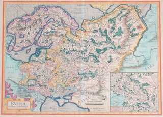 Item #23420 Map: RUSSIA CUM CONFINIJS. Gerardus Mercator