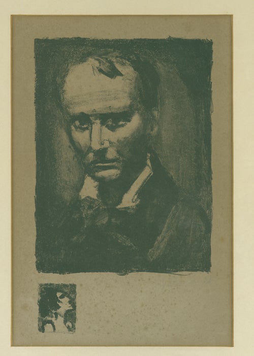Item #234586 Portrait of Charles Baudelaire. Charles Baudelaire, Georges Rouault.