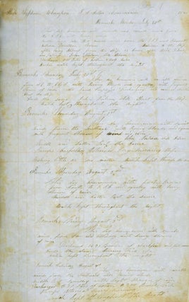 Item #235109 Manuscript Log of the "Typhoon" Ship's Log, James S. Salter, Commander