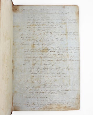 Item #235109 Manuscript Log of the "Typhoon" to China. Ship's Log, James S. Salter,...