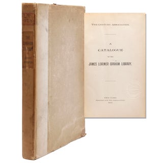Item #235263 A Catalogue of the James Lorimer Graham Library. James Lorimer Graham, Paul...