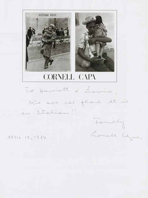 Item #235580 Cornell Capa: I Grandi Photografi Serie Argento