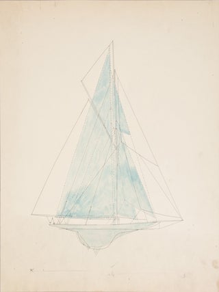 Original drawings for "Men Against the Rule": three comparative diagrams illustrating...